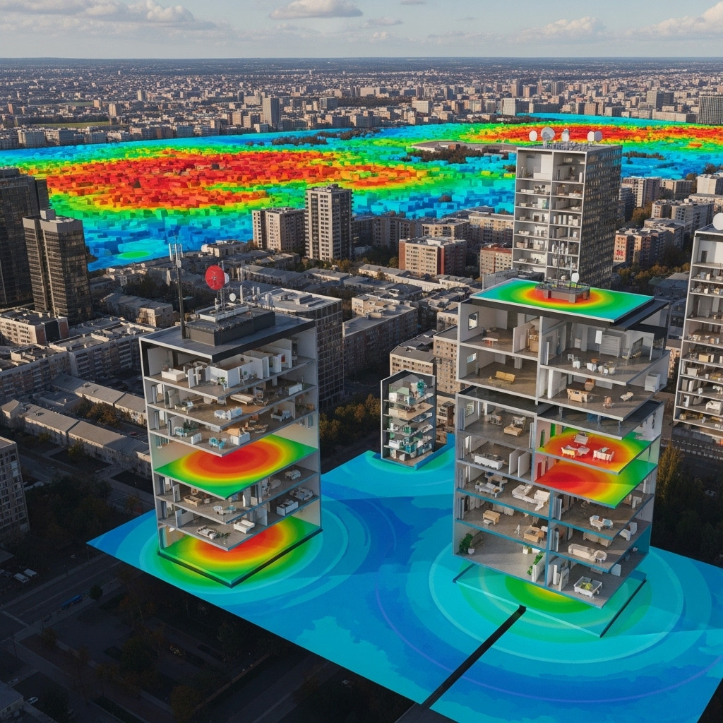 RF heat map